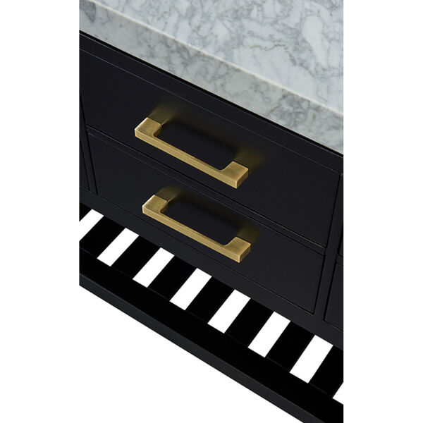 Elizabeth Black Onyx 48-Inch Vanity Console with Mirror