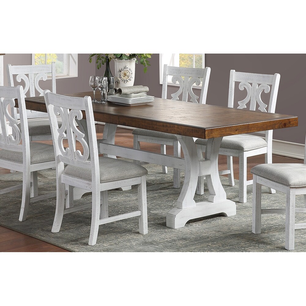 Rectangular Dining Table with 18 inch Leaf