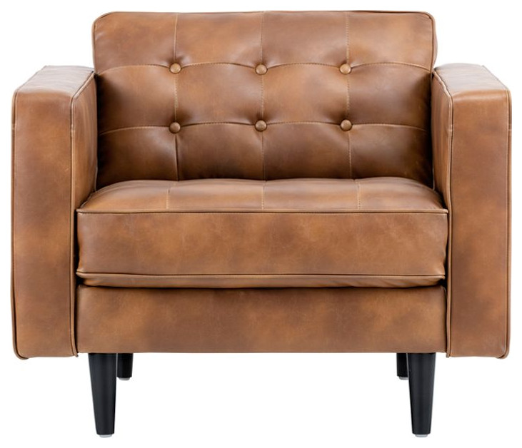 Sunpan 5West Donnie Armchair   Midcentury   Armchairs And Accent Chairs   by Unlimited Furniture Group  Houzz