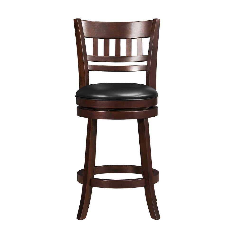 Aris Lattice Back Swivel Barstool