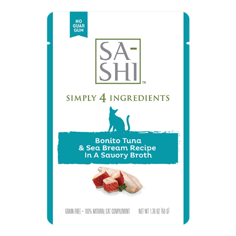 Sa-Shi Tuna and Sea Bream Cat Pouch