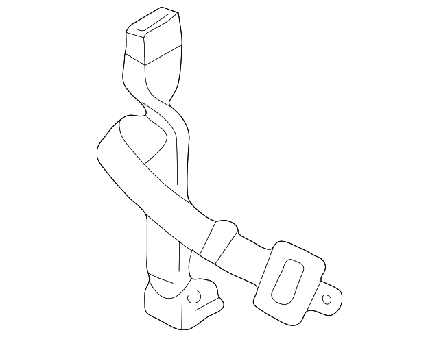 Genuine OE Toyota Seat Belt Receptacle (Right， Front) - 73230-04050-B0