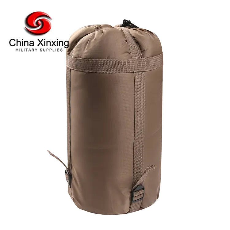 lightweight khaki hiking traveling sleeping bag for outdoor camping