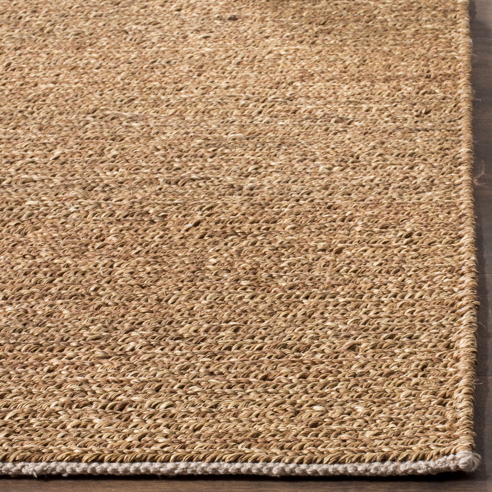 SAFAVIEH Natural Fiber Raleigh Braided Seagrass Area Rug, Natural, 6 x 9