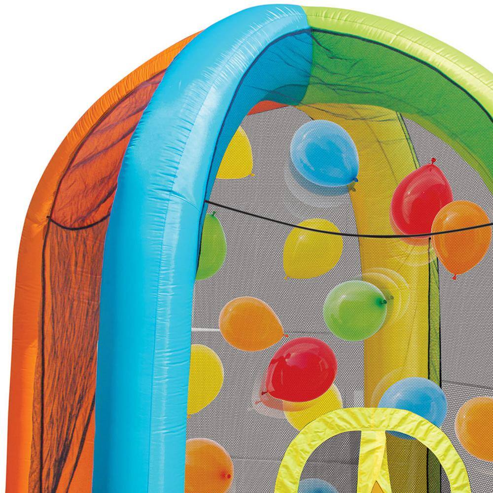 BANZAI Inflatable Balloon Bounce Activity Play Center with 20 Balloons BAN-34915