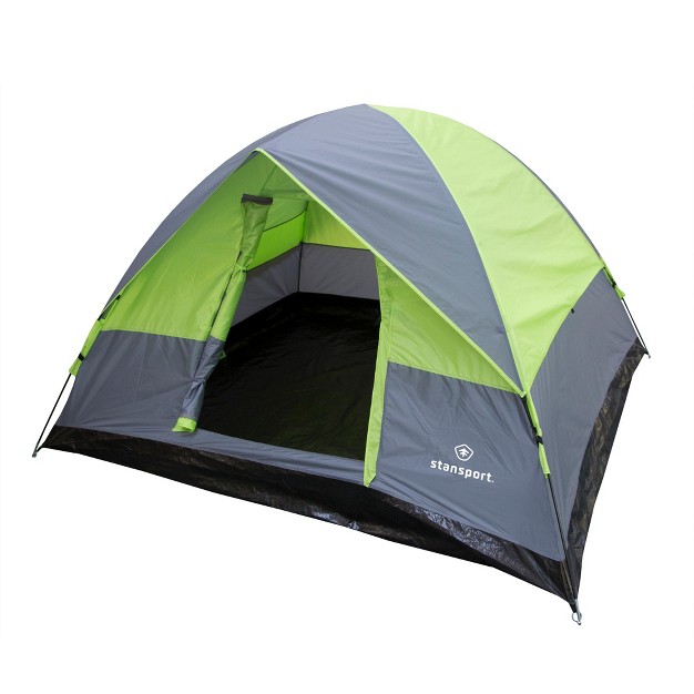 Stansport Cedar Creek 4 Person Dome Tent Lime gray