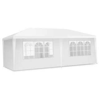 10 ft. x 20 ft. 6 Sidewalls Canopy Tent with Carry Bag OP-HKY-3926WH