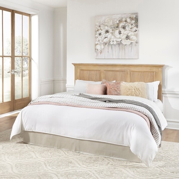 Manor House Contemporary White Oak King Headboard (Headboard Only) - - 31441418