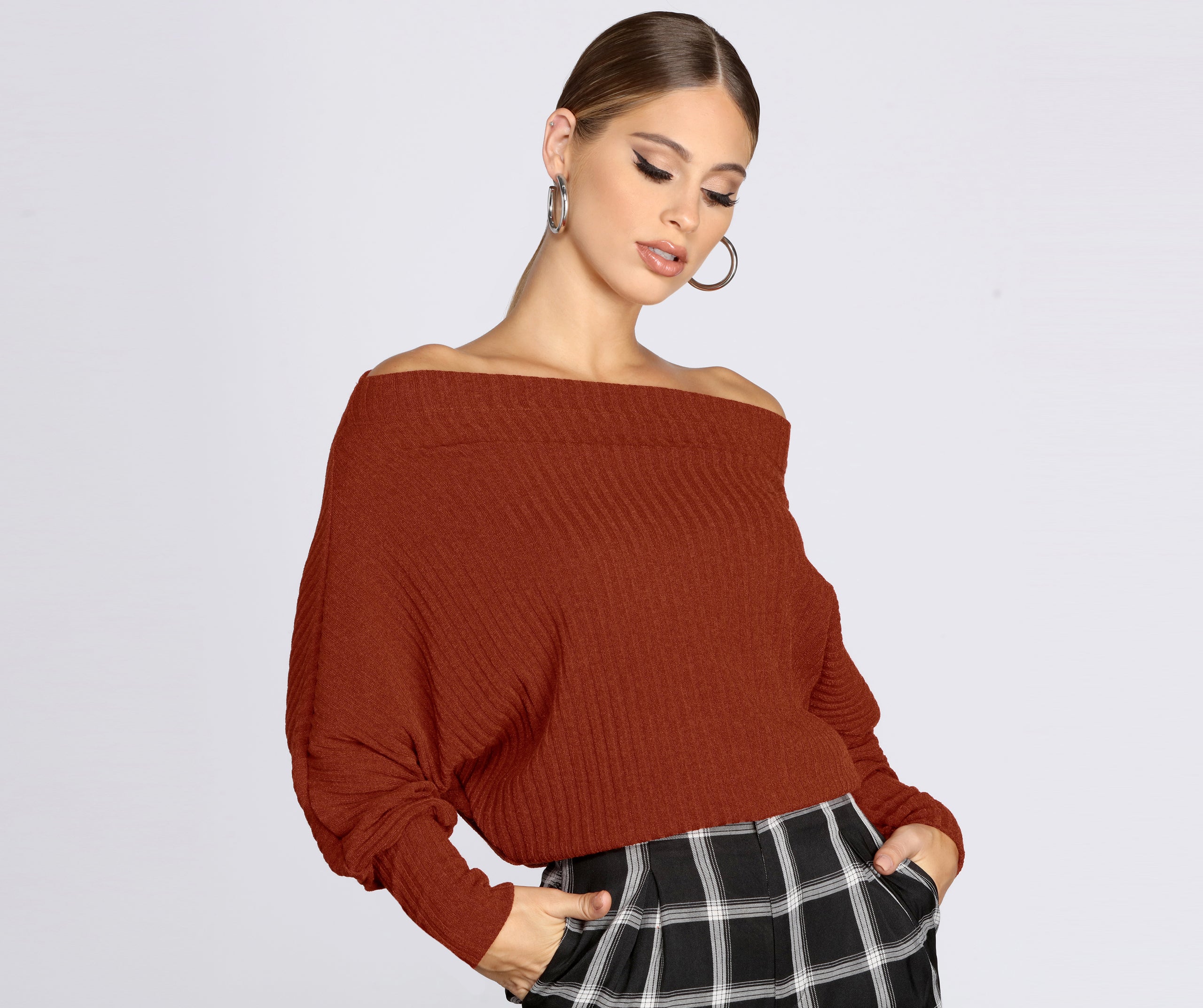 Comfy Chic Ribbed Knit Top