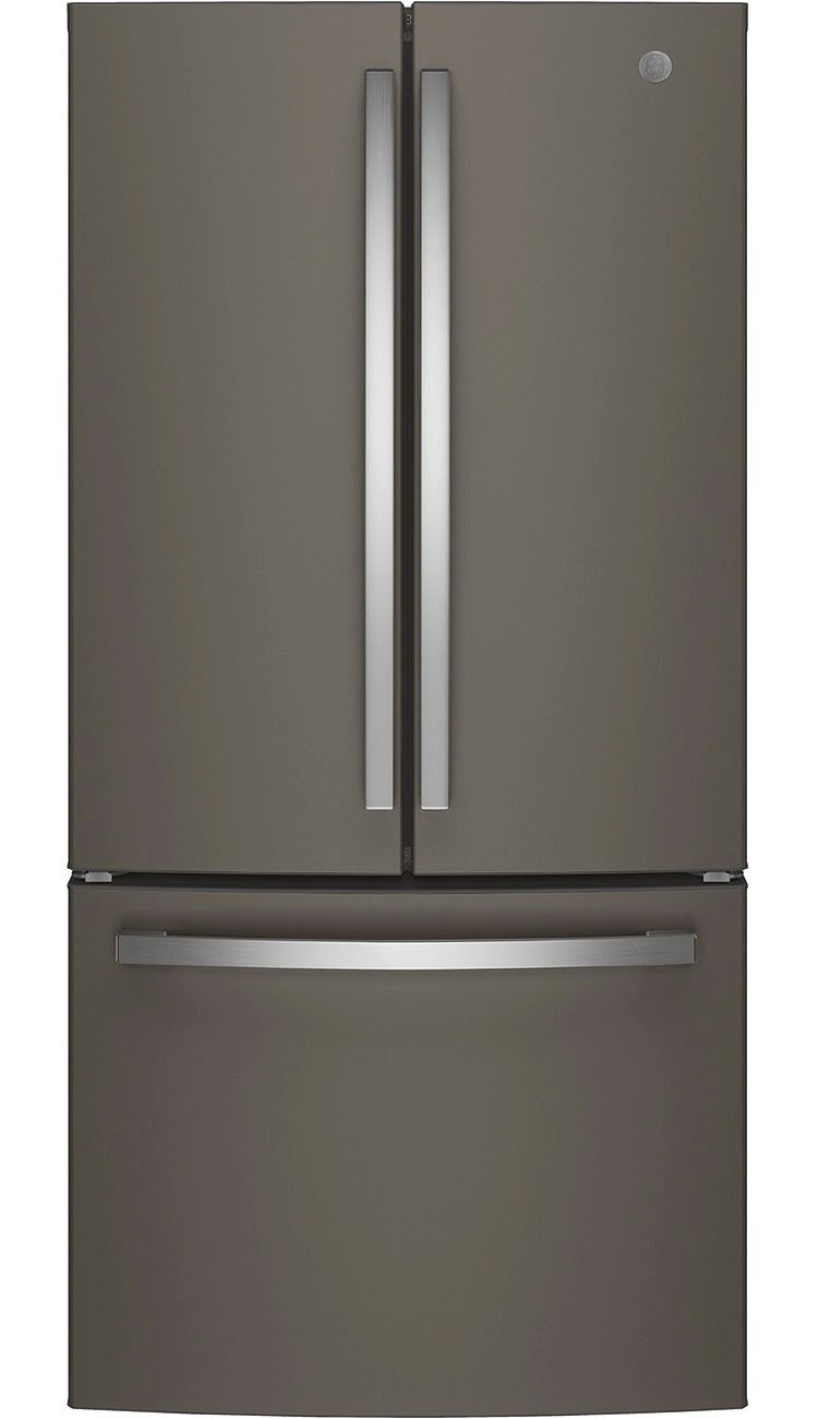 GE ENERGY STAR 18.6 Cu. Ft. Slate Counter-Depth French-Door Refrigerator