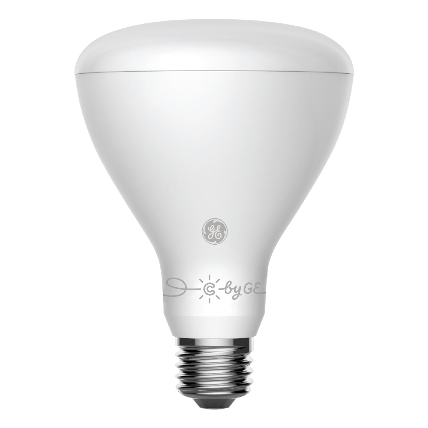 GE CYNC Smart LED Indoor BR30 Floodlight Bulb， Full Color， 180 Degree Beam Spread