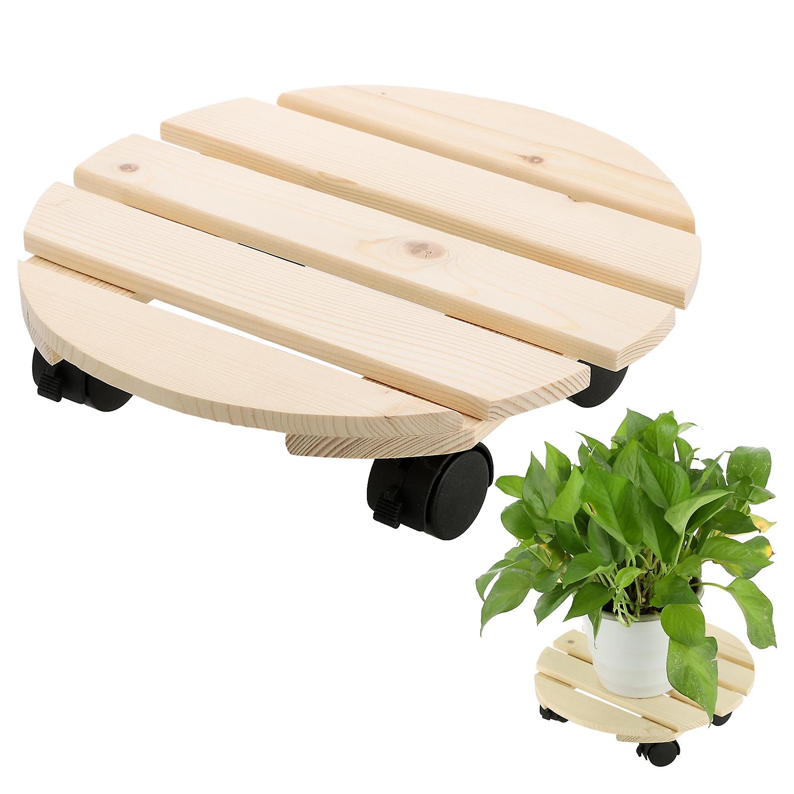 Plant Display Stand Indoor Living Room Shelf Free Standing Flower Shelf with Row Wheel for Garden Flower Holder Bonsai