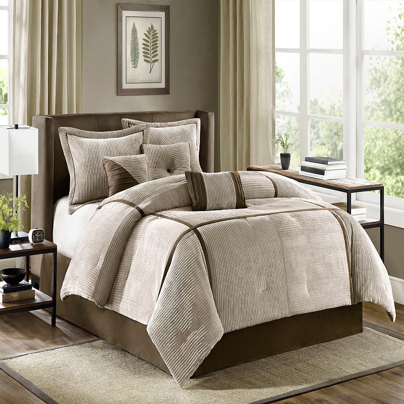 Madison Park Houston 7-pc. Comforter Set with Throw Pillows