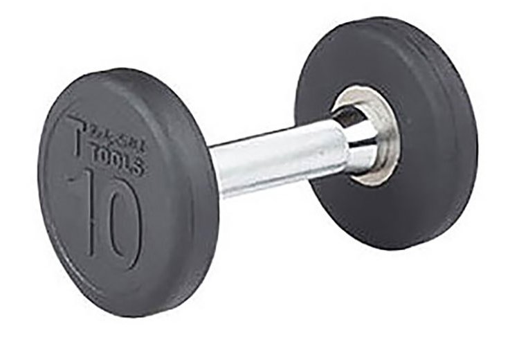 Body-Solid 10 lb Premium Round Rubber Dumbbell (Each)