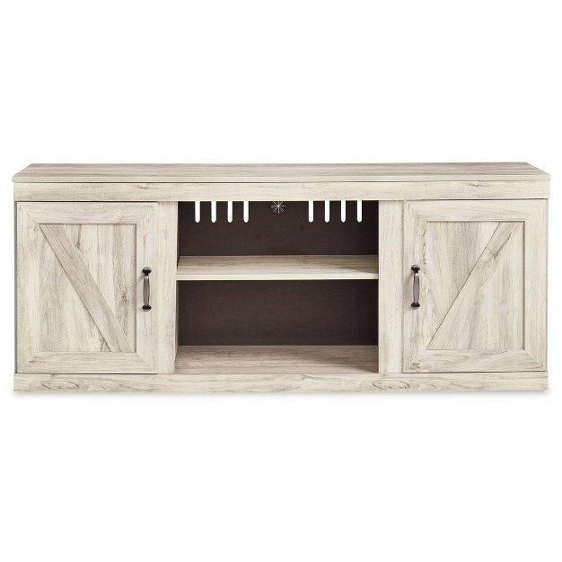 Bellaby Tv Stand For Tvs Up To 65 quot White Signature Design By Ashley