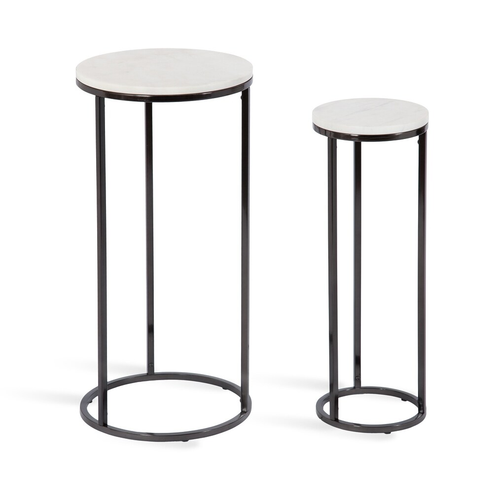 Kate and Laurel Udorie 2 Piece Nesting Table Set