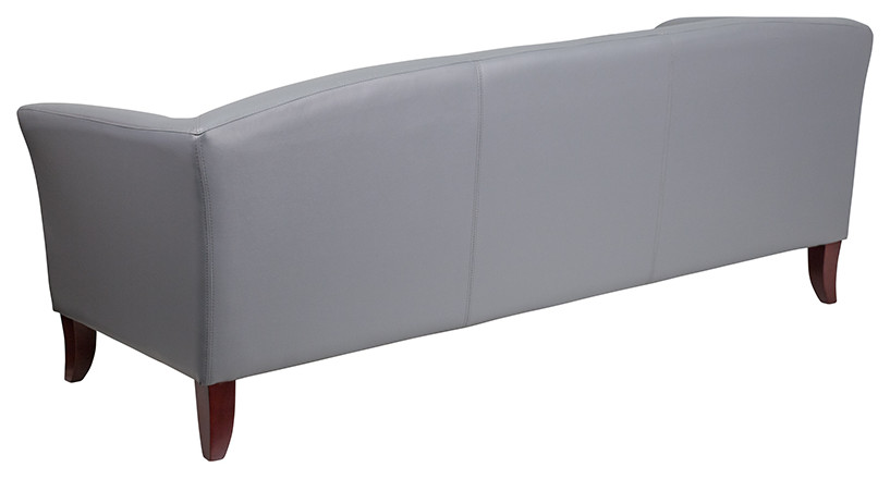 HERCULES Imperial Series Gray LeatherSoft Sofa   Transitional   Sofas   by First of a Kind USA Inc  Houzz