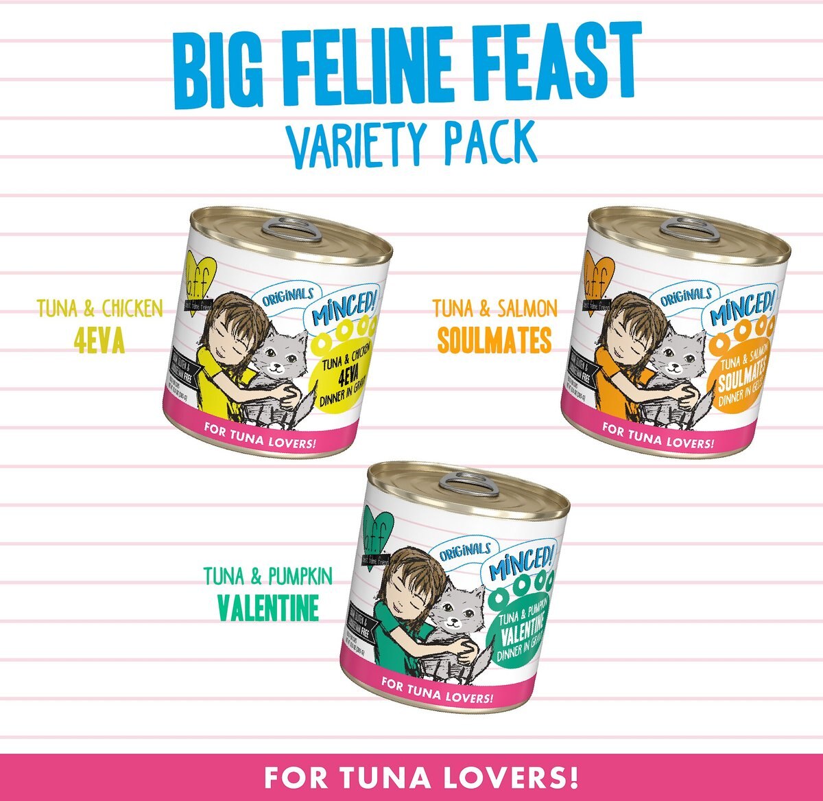 BFF Big Feline Feast Variety Pack Canned Cat Food