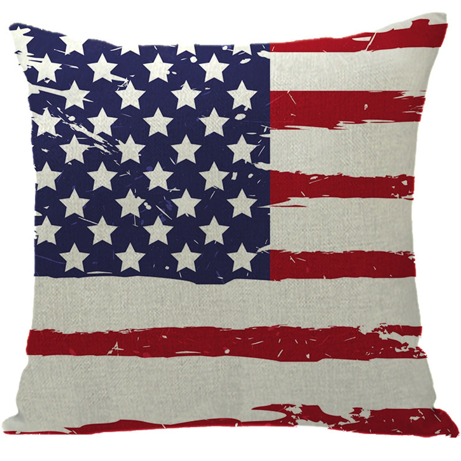 Follure 4th Of July Independence Day Decorations American Flag Decor Independence Day Linen Pillow Case Pillow Case Sofa Cushion Cover