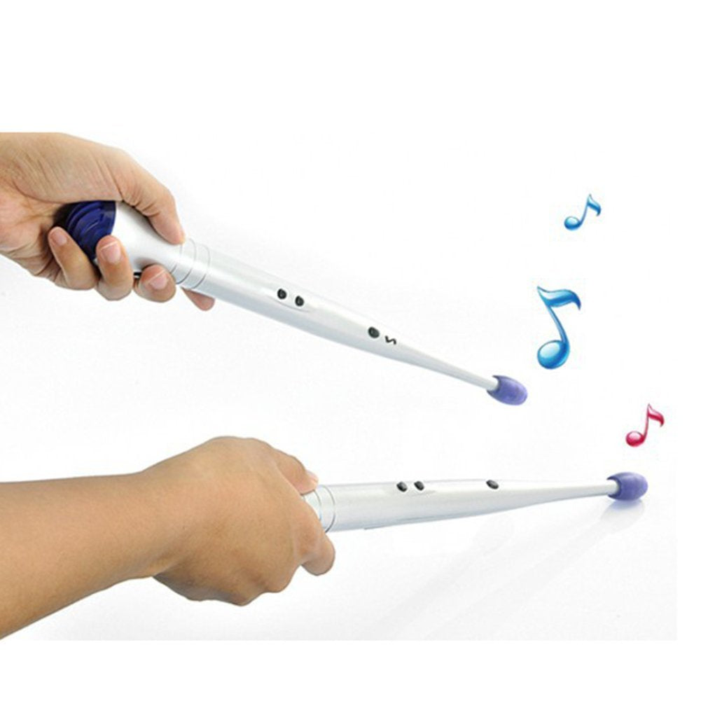 1Pair Electronic Air Drum Sticks Lightweight Rhythm Sticks Percussion Instrument Tool for Children Toy Musical Instrument