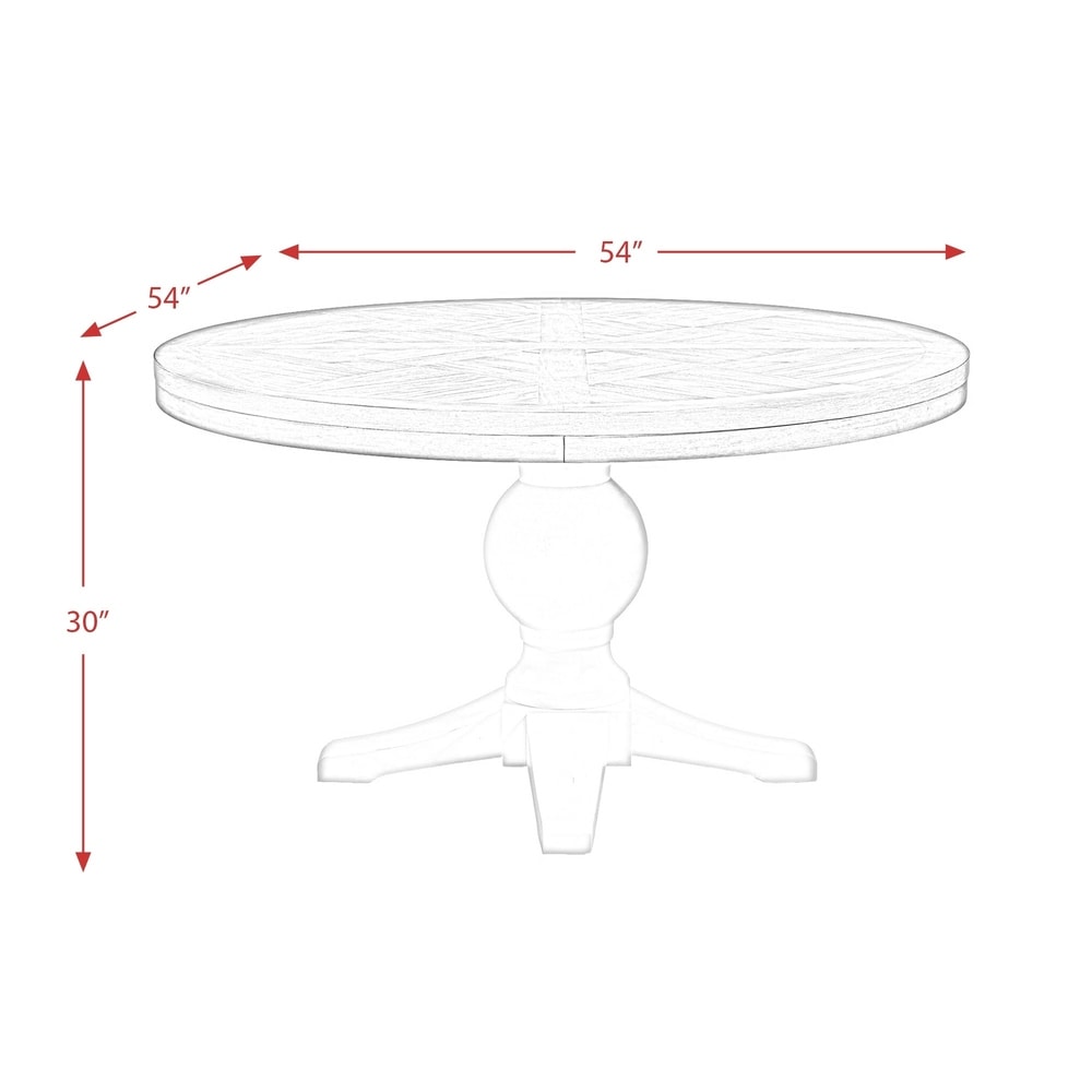 Picket House Furnishings Barrett Round 6PC Dining Set