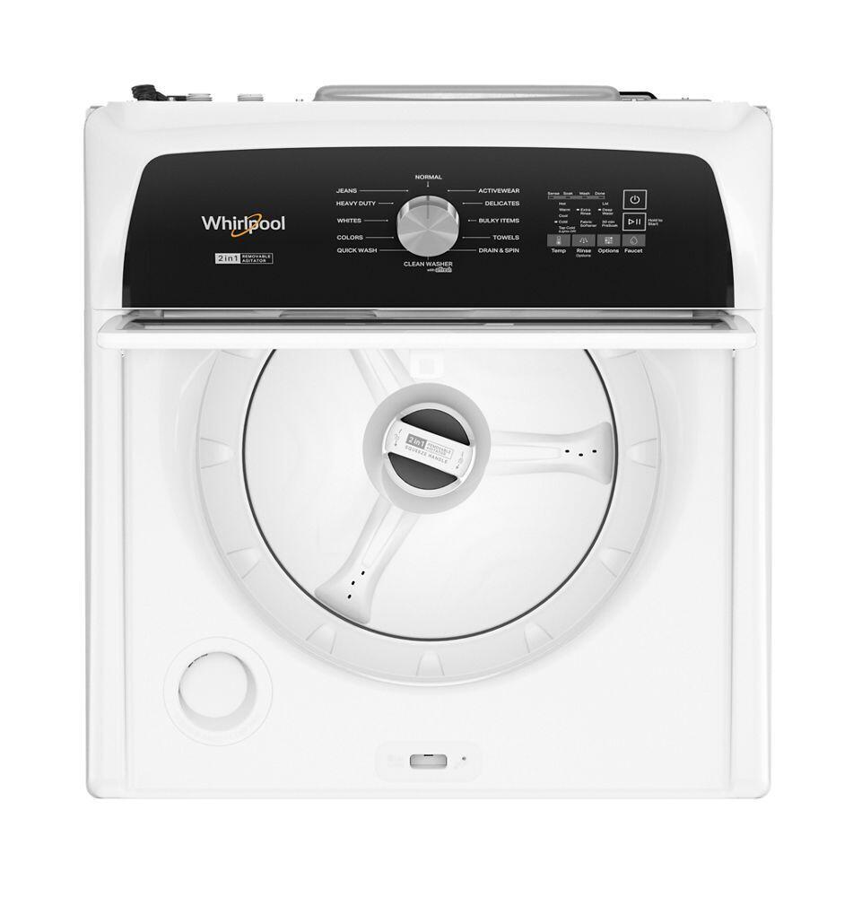 Whirlpool WTW5057LW 4.7-4.8 Cu. Ft. Capacity Top Load Washer With Removable Agitator