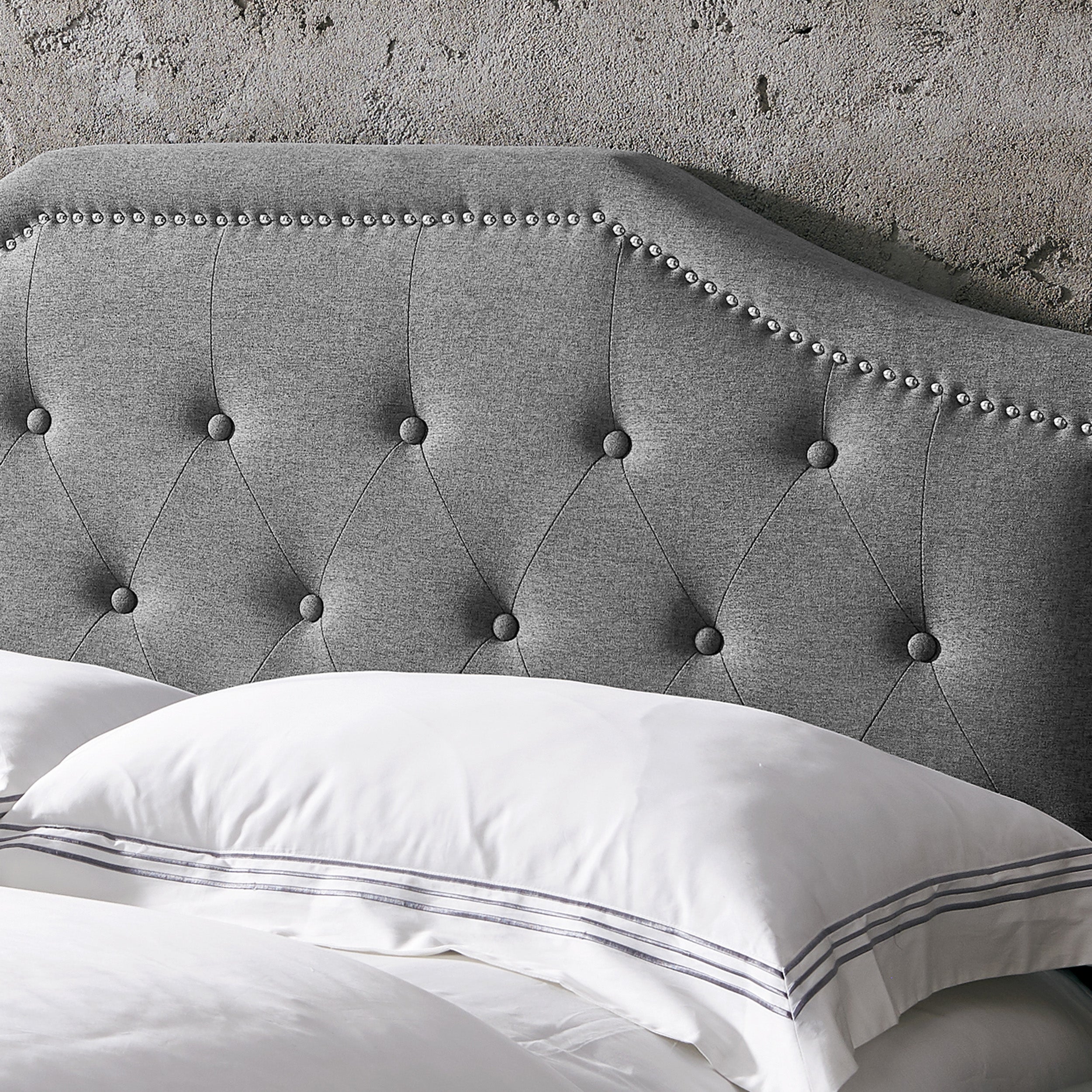 Olivia Contemporary Upholstered Queen/Full Headboard