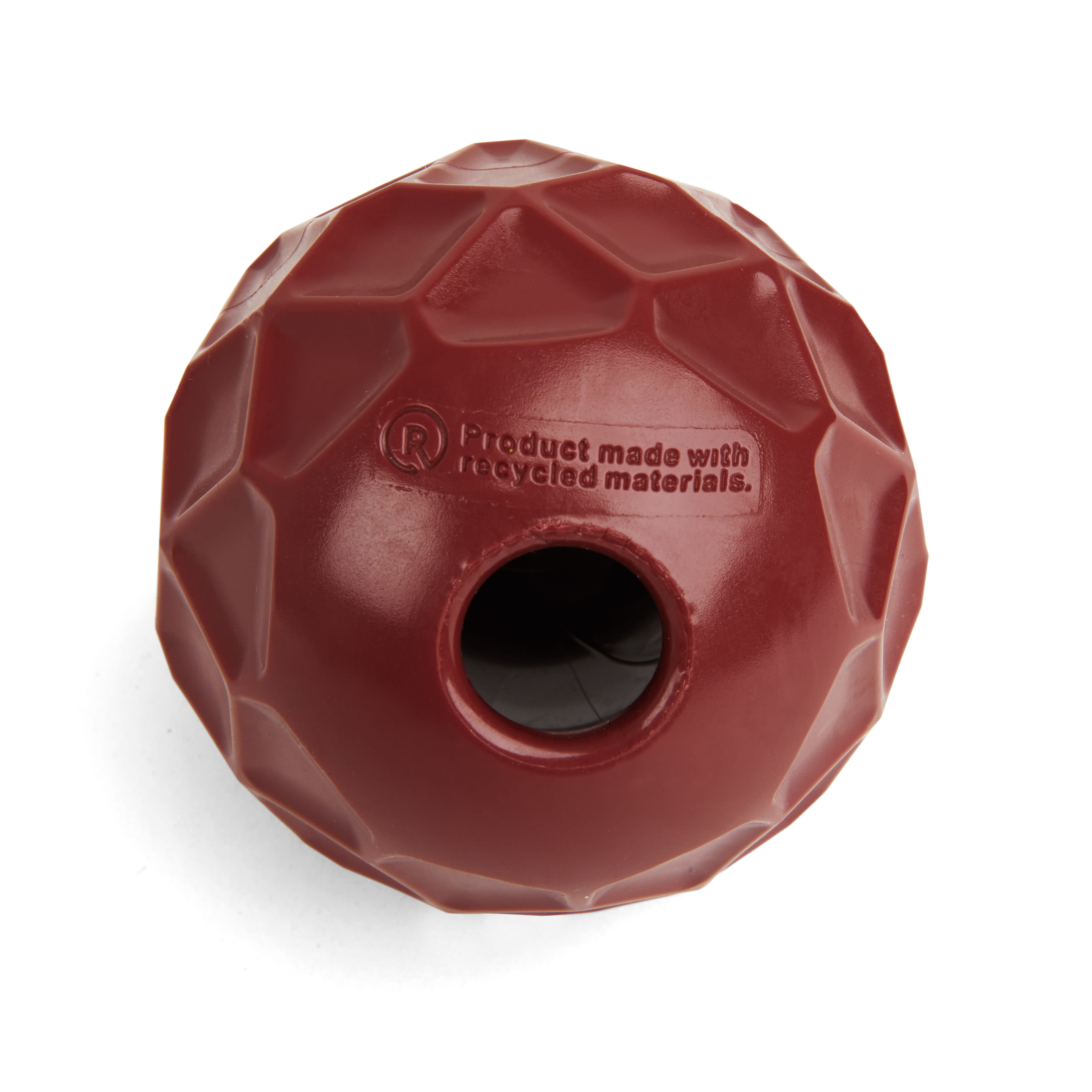 Reddy Red Geo Ball Dog Toy， Small