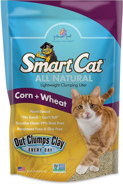 SmartCat All Natural Lightweight Corn and Wheat Clumping Cat Litter