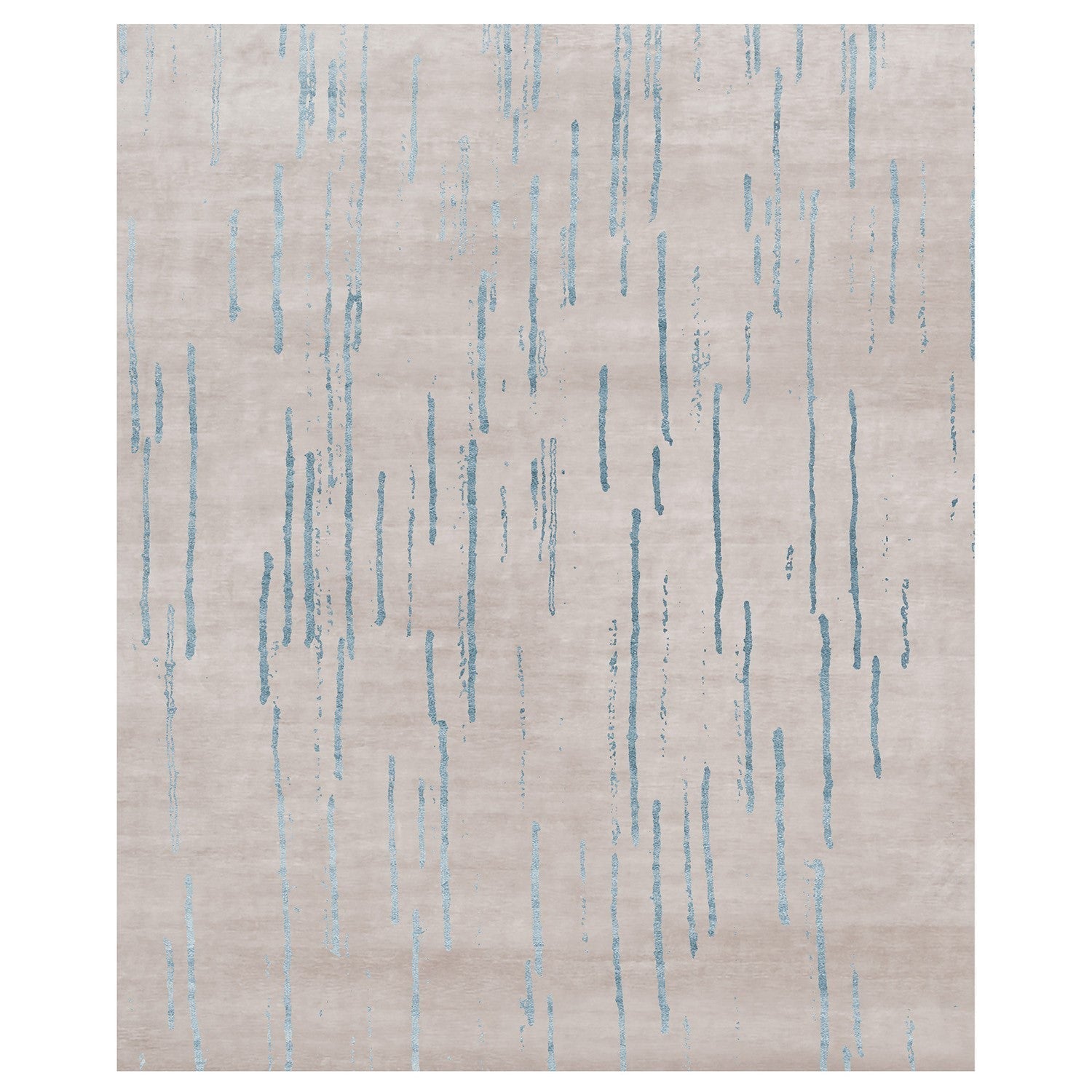 Amabuki Hand Knotted Blue Rug