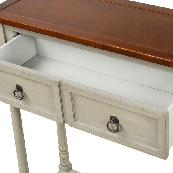 Console Table Sofa Table with Storage and Drawer