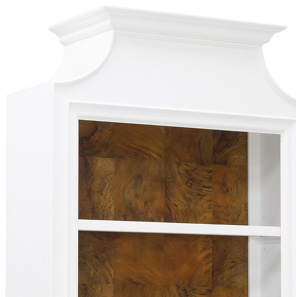 Open Storage 3 Shelf Bookcase With Natural Wood Back Panel by Pulaski Furniture   Transitional   Bookcases   by Pulaski Furniture  Houzz