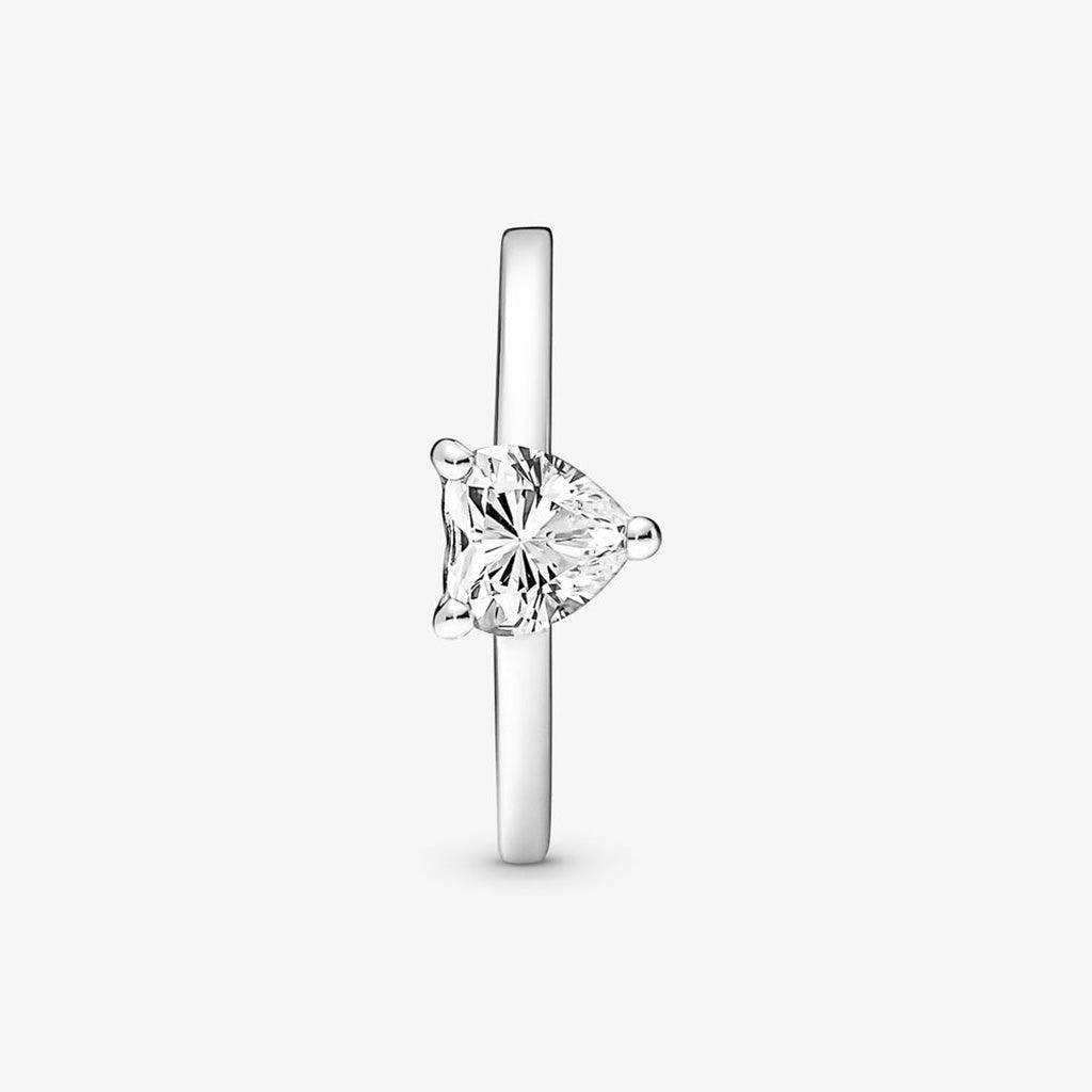 PANDORA  Sparkling Heart Solitaire Ring