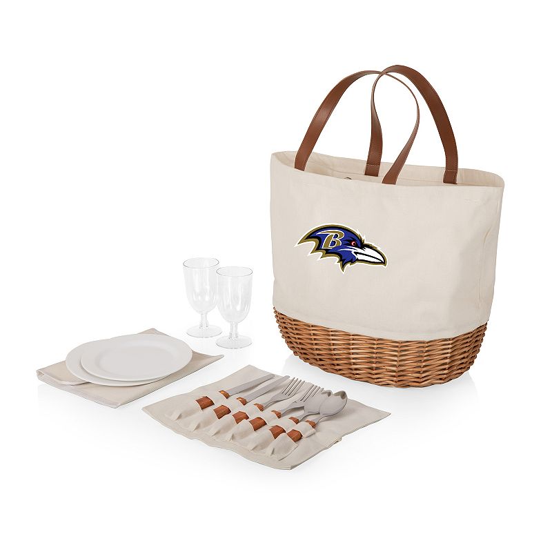 Picnic Time Baltimore Ravens Promenade Picnic Basket Set