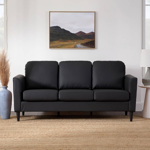 Clara Upholstered Curved Arm Sofa Brookside Home