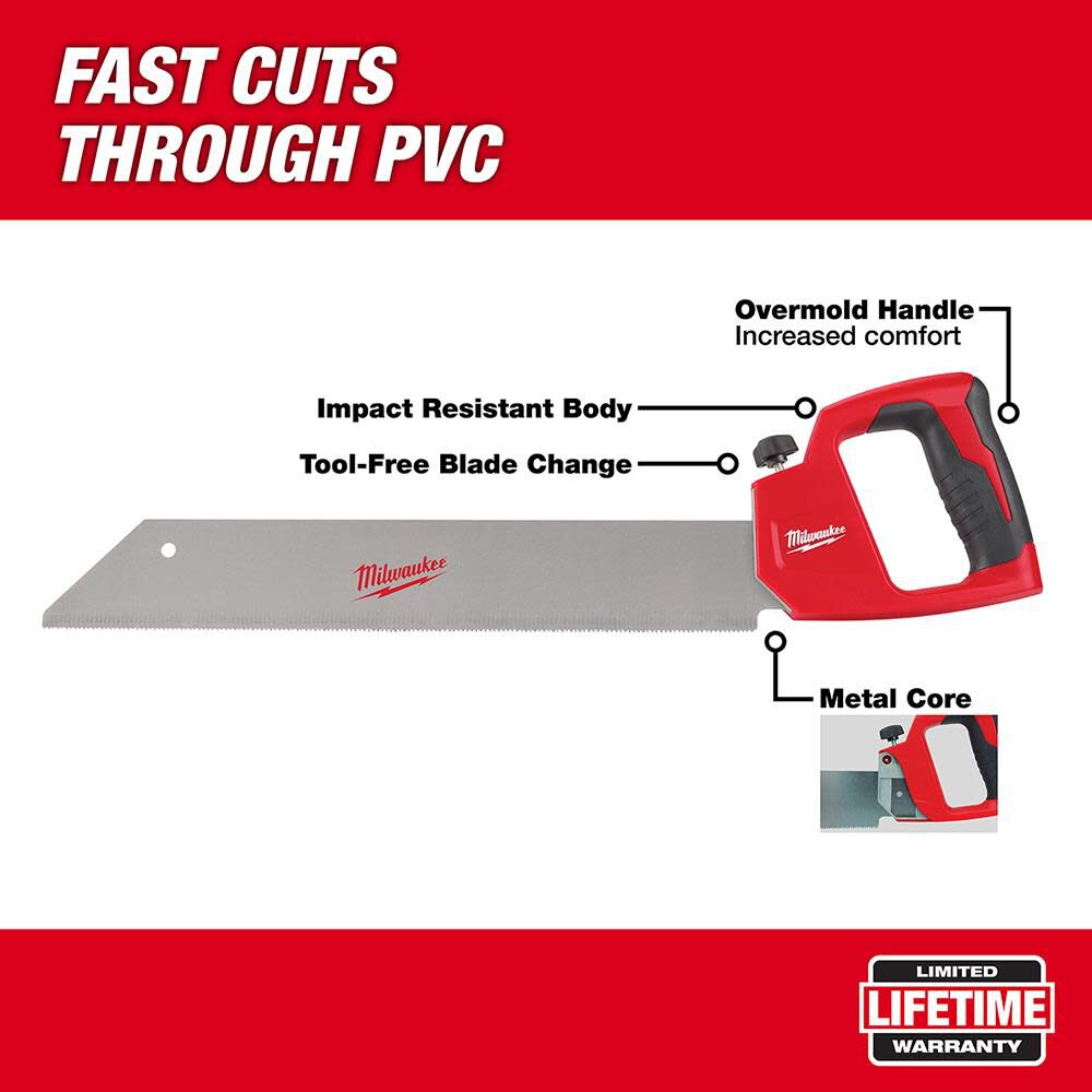 Milwaukee 18 in. PVC/ABS Saw 48-22-0218 from Milwaukee