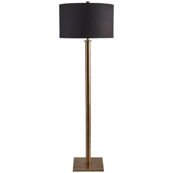 Signature Design by Ashley Jenton Antique Brass Finish Metal Floor Lamp - 20