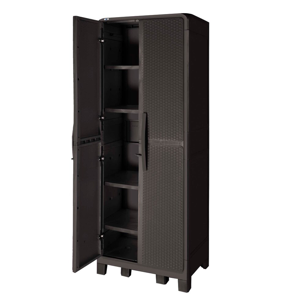 MQ Eclypse 5 Shelf Plastic Storage Cabinet