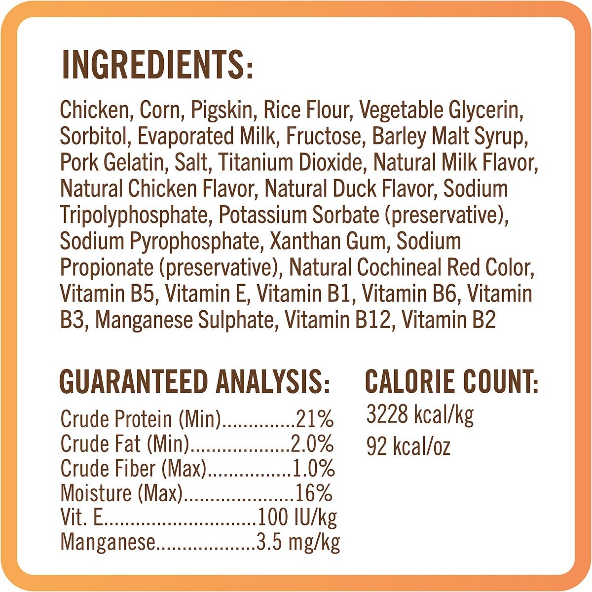 Nutri Chomps Chicken Kabobs Dog Treats， 6 count