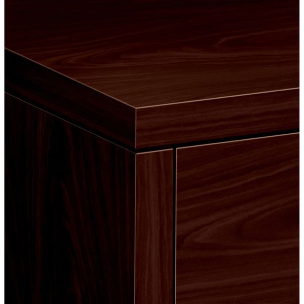 HON 10500 Series Stack-On Storage Unit， 72w x 14.63d x 37.13h， Mahogany