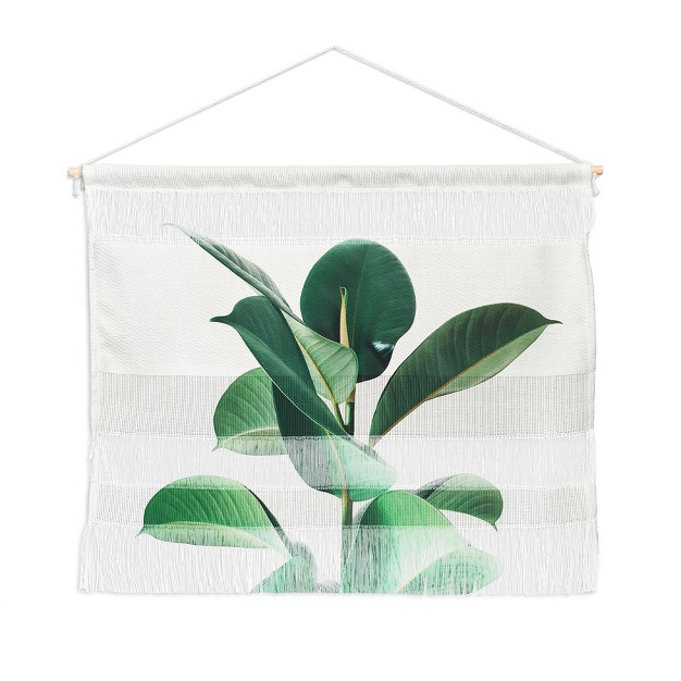 Cassia Beck Rubber Fig Fiber Wall Hanging Society6