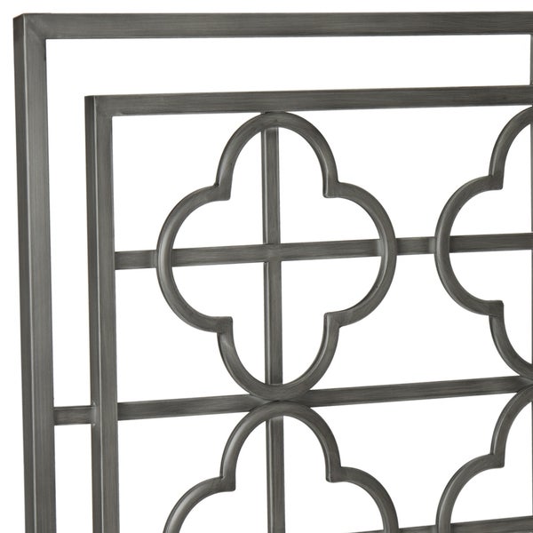 SAFAVIEH Lucina French Antique Iron Quatrefoil Headboard (Queen) - - 10328858