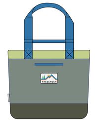 Tote Recycled Cooler Bag - Khaki Multi