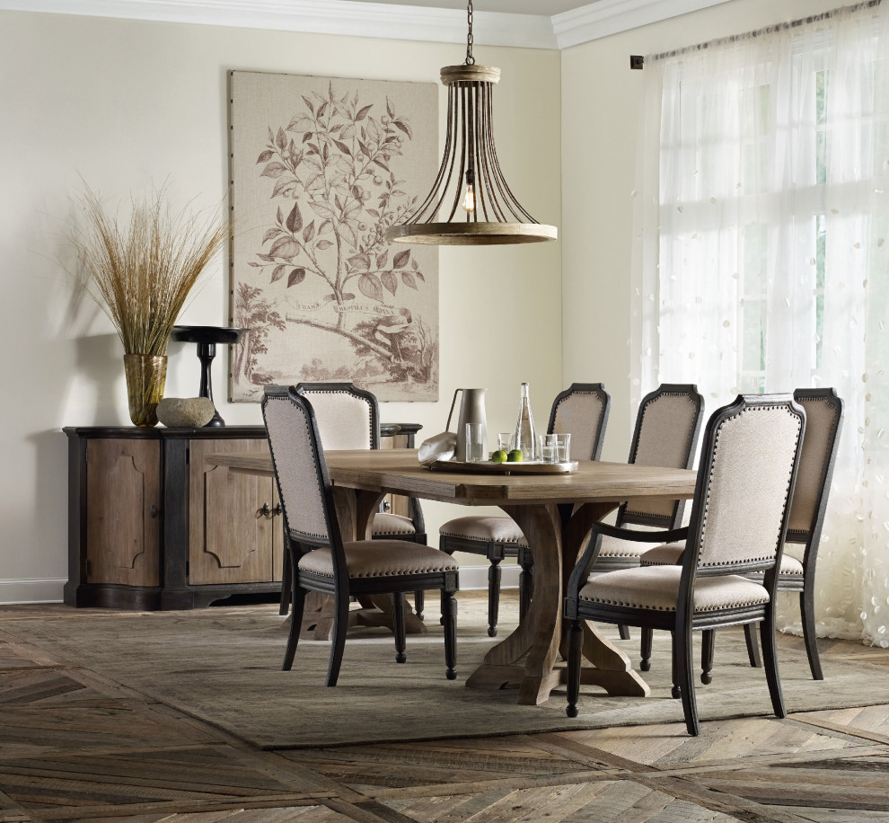 Corsica Dark Upholstered Side Chair   Traditional   Dining Chairs   by Hooker Furniture  Houzz