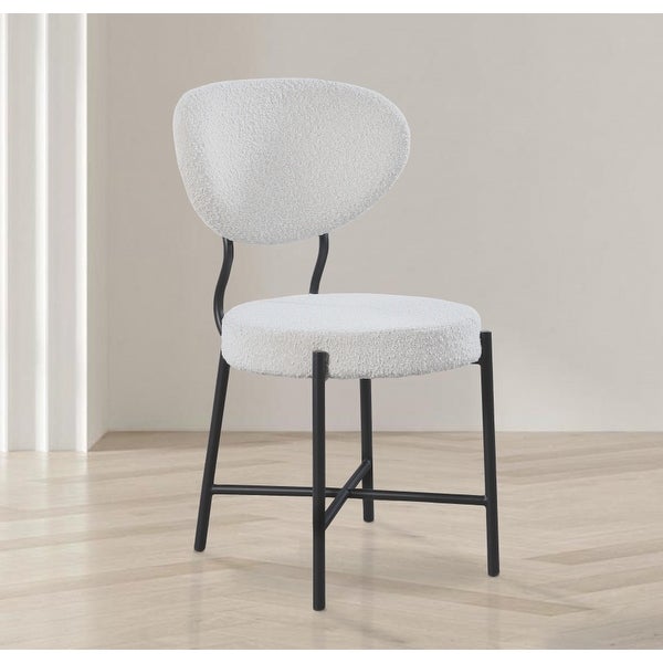 Allure Boucle Fabric Dining Chair