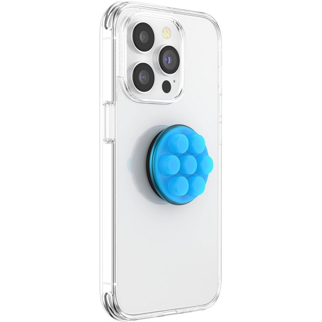 Popsockets Popgrip Cell Phone Grip amp Stand Bon Bon Electric Blue Popper