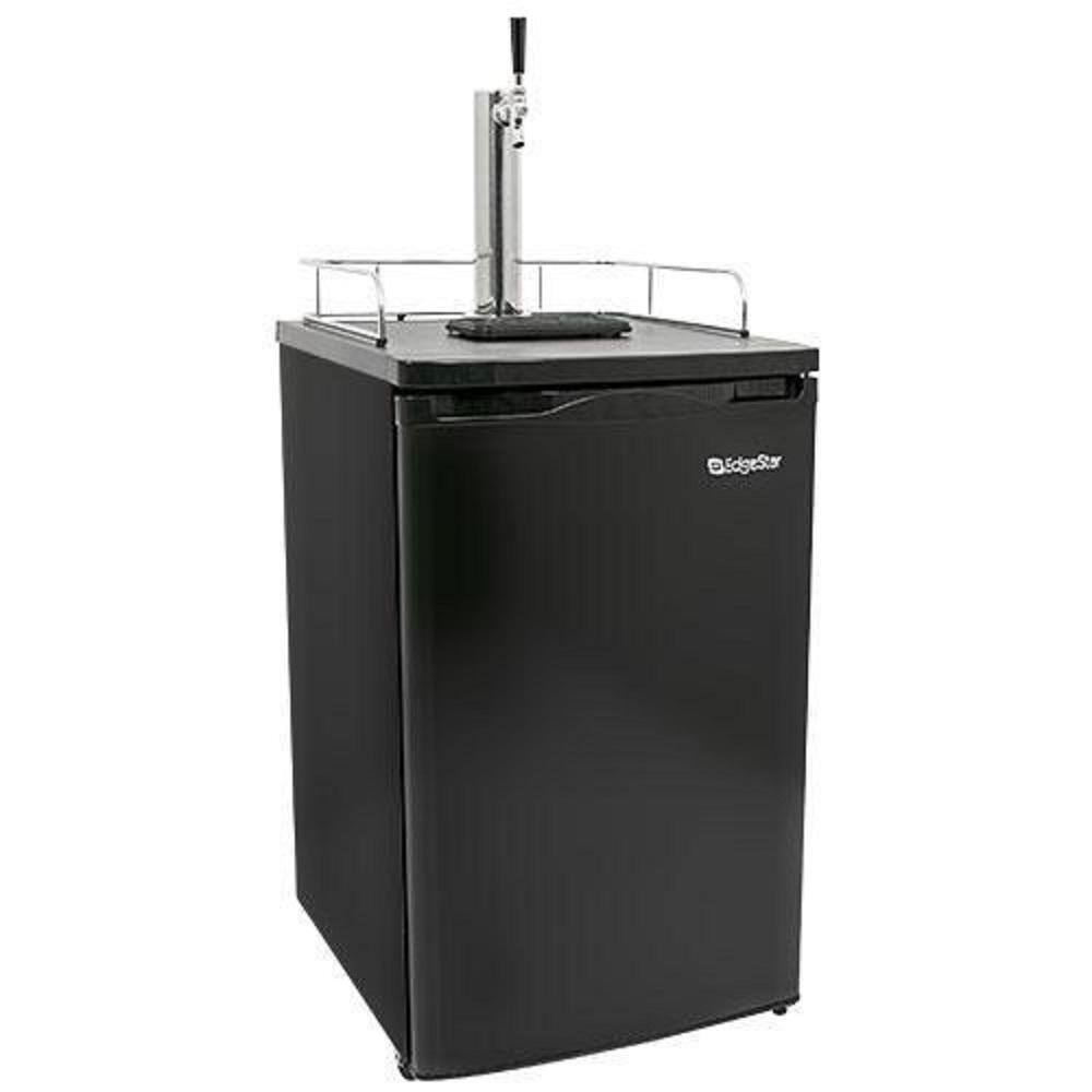 EdgeStar Single Tap 20 in. Full Size Beer Keg Dispenser in Stainless Steel KC2000