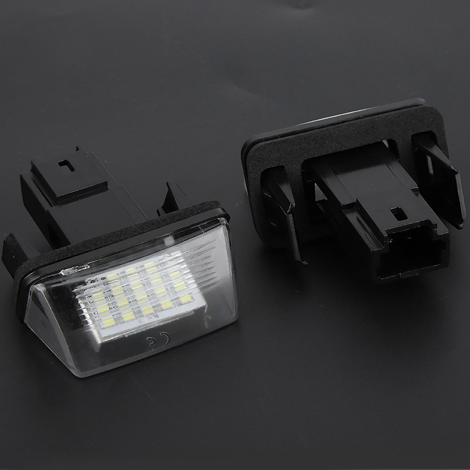 2pcs 18 Led Leftandright Car License Plate Light Lamp For Citroen C3 2002-2009