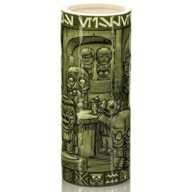 Beeline Creative Geeki Tiki Star Wars Mos Eisleys Cantina Scenic 24 Ounce Ceramic Tiki Mug