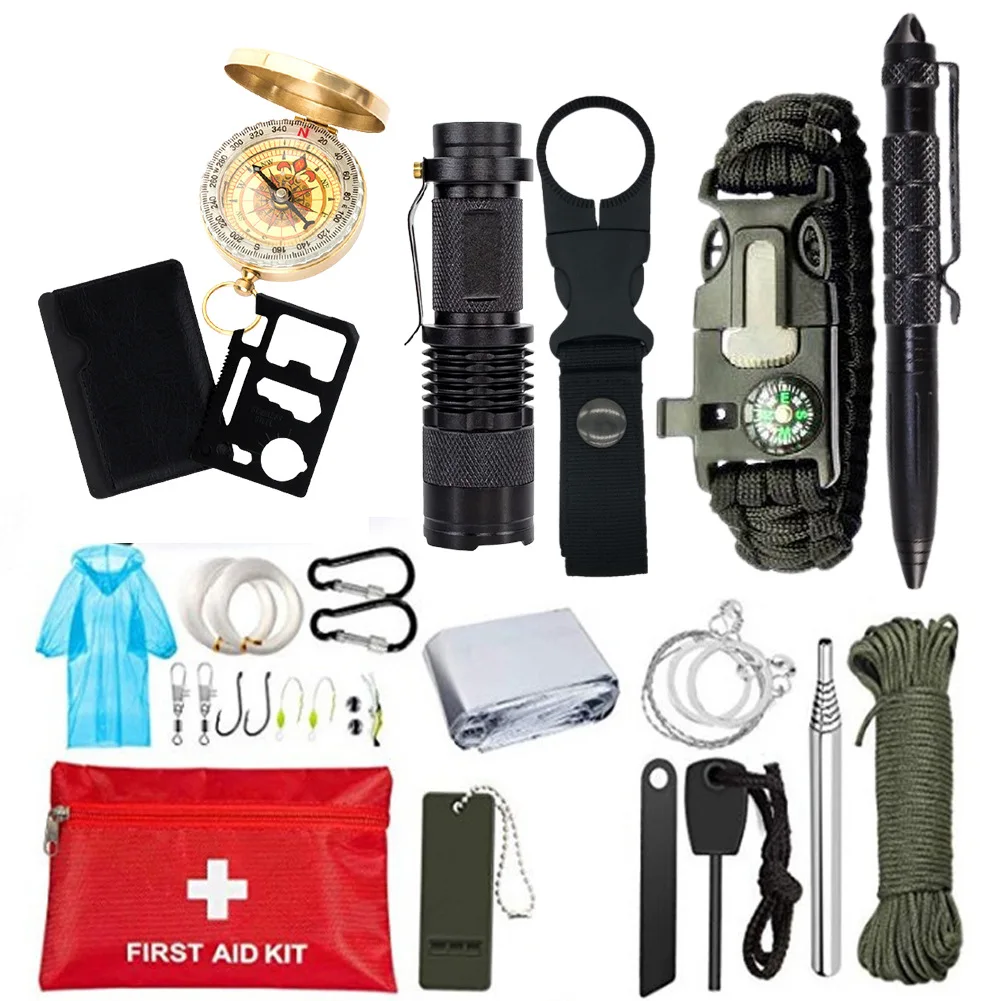 Wholesale Survival Kit Outdoor Survival Kit Tactical Backpack Emergency Kit Camping Hiking Other Camping